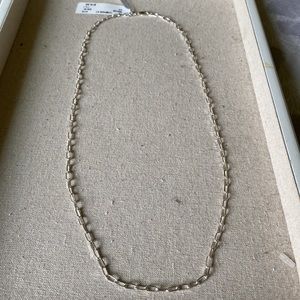 Sterling silver link necklace. NWT